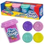 Masa plastyczna Colorino Fun Dough, 4 kolory x 56g, Pastel z brokatem - 3